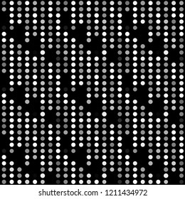 Seamless abstract pattern background with a variety of colored circles.