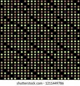 Seamless abstract pattern background with a variety of colored circles.