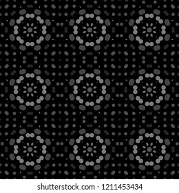 Seamless abstract pattern background with a variety of colored circles.