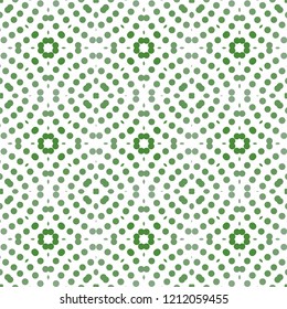 Seamless abstract pattern background with a variety of colored circles.