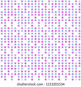 Seamless abstract pattern background with a variety of colored circles.