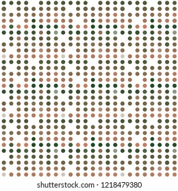 Seamless abstract pattern background with a variety of colored circles.