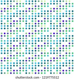 Seamless abstract pattern background with a variety of colored circles.