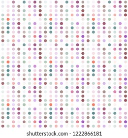Seamless abstract pattern background with a variety of colored circles.
