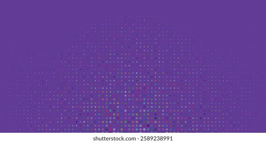 Seamless abstract pattern background with a variety of colored circles.