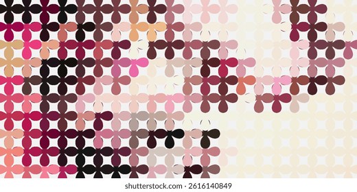 Seamless abstract pattern background with a variety of colored circles.