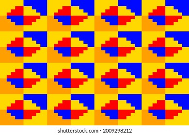 Seamless abstract pattern. Abstract background.African print. Ethnic geometric design for cloth kente.