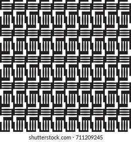 seamless abstract pattern background.black and white color For All design.