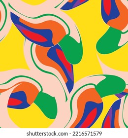 seamless abstract pattern. beautiful and stylish designs for textile fabrics
