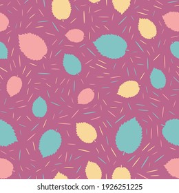 Seamless abstract pattern. Beautiful texture for textile or paper print. Vector illustration. Cute colorful background.