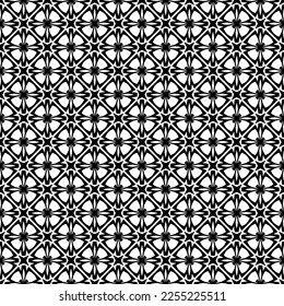 Seamless abstract pattern. black and white linear illustration for coloring. Vector coloring book for adult.