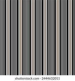 Motif abstrait harmonieux de rayures noires et blanches. motif de verticale rayé. illustration vectorielle 