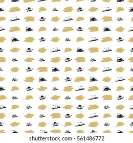 Seamless abstract pattern with blots. Vector illustration