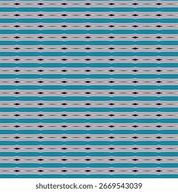 Patrón abstracto sin fisuras con líneas azules, blancas y oscuras que crean una textura geométrica moderna para fondos y moda.
