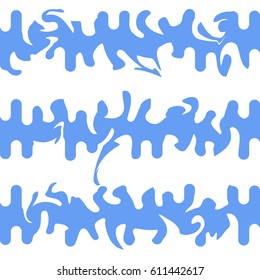 Seamless abstract pattern in blue and white color