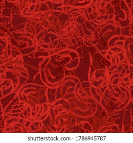 Seamless abstract pattern for boys, girls. Creative vector background of geometric elements. Funny wallpaper for textile and fabric