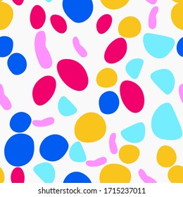 Seamless abstract pattern, bright colorful vector background.