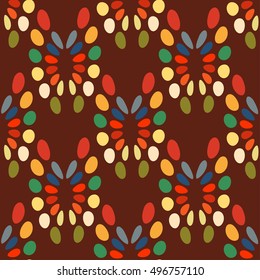 Seamless abstract pattern bright colors. 