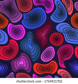 Seamless abstract pattern with bright shapeless spots. bright background style