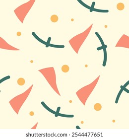 Patrón abstracto sin fisuras en tonos de cama tranquilos