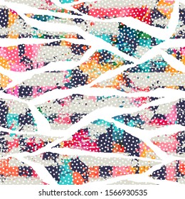 Seamless abstract pattern. Can be used on packaging paper, fabric, background for different images, etc.