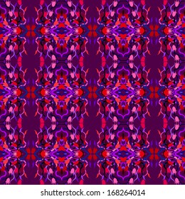 Seamless abstract pattern. Can be used in textiles, for book design, website background, and also for the design of the objects of interior and exterior. Vector, module