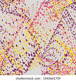 Seamless abstract pattern with chaotic dots.