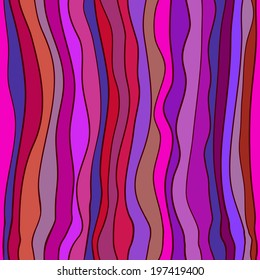 Seamless abstract pattern. Cheerful wave. Vector. 