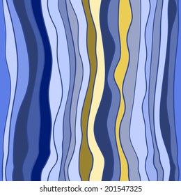 Seamless abstract pattern. Cheerful wave. Vector. 