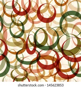 Seamless abstract pattern with circles