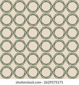seamless abstract pattern with circles background textures for fabric surface design packaging vector illustration