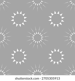 Patrón abstracto sin fisuras con círculos sobre un fondo gris