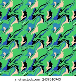 seamless abstract pattern of colored spots, vector