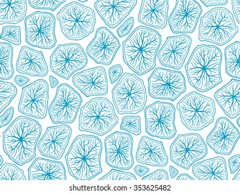 Seamless abstract pattern with colorful blotches. Stylish mosaic texture. Hand drawn linear background with structure of mesh. Can be used for wallpaper, pattern fills, surface textures.