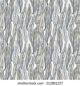 seamless abstract pattern with colorful feathers