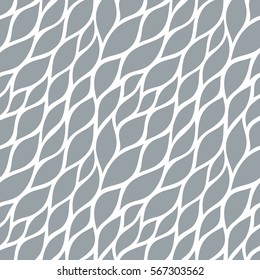 Seamless abstract pattern with colorful petals. Vector illustration with leaves. Abstract water texture. 