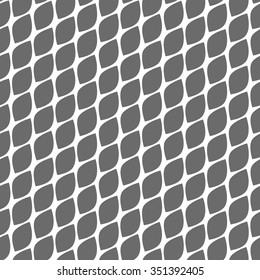 Seamless abstract pattern with colorful rhombuses. Vector illustration with leaves. Diagonal direction pattern.