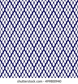 Seamless abstract pattern with colorful rhombuses. Vector illustration with leaves. Reptiles skin texture. 