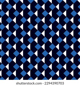 Seamless abstract pattern with colorful shapes Geometrical retro template for fabric, background, surface design, packaging Vector illustration