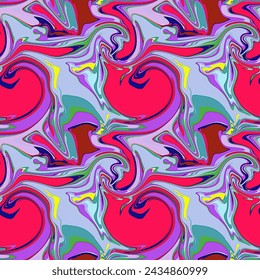 patrón abstracto sin fisuras de puntos coloridos, vector