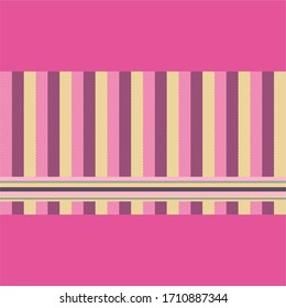 Motif abstrait harmonieux de bandes colorées. Illustration vectorielle