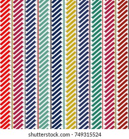 seamless abstract pattern with colorful stripes. vector