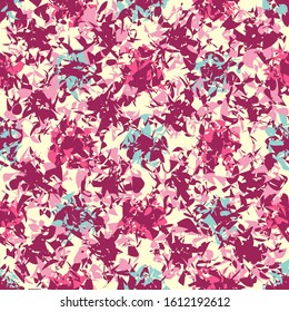 Seamless abstract pattern with colorful strokes.
