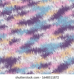 Seamless abstract pattern with colorful strokes.
