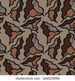 Seamless abstract pattern with creative elements.