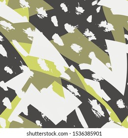 Seamless abstract pattern with curved elements.