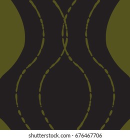seamless abstract pattern with curved line