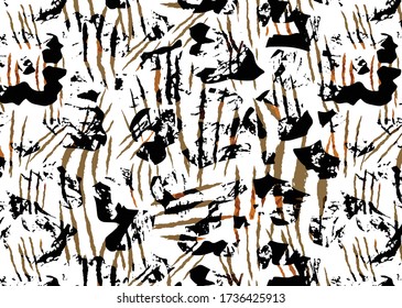 Seamless abstract pattern design, illustration background. Textile print pattern.