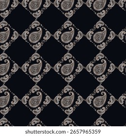 Seamless abstract pattern design, square design 