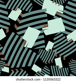 Seamless abstract pattern with diagonal stripes. An infinite picture can be used for wallpaper and textiles.